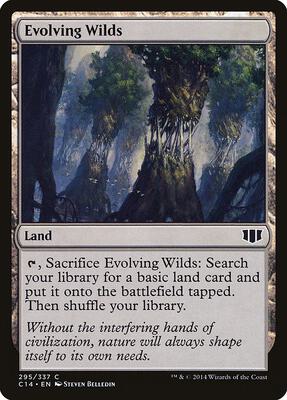 Evolving Wilds card from Commander 2014