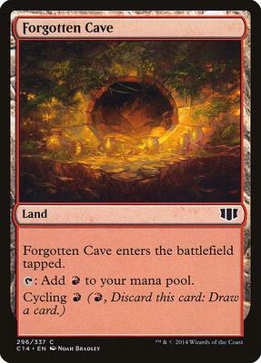 Forgotten Cave card from Commander 2014