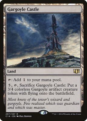 Gargoyle Castle card from Commander 2014