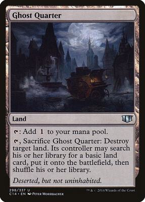 Ghost Quarter card from Commander 2014
