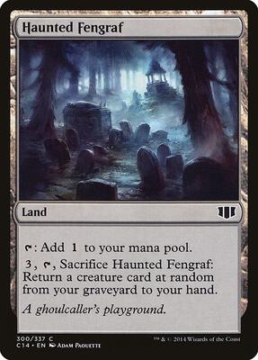 Haunted Fengraf card from Commander 2014