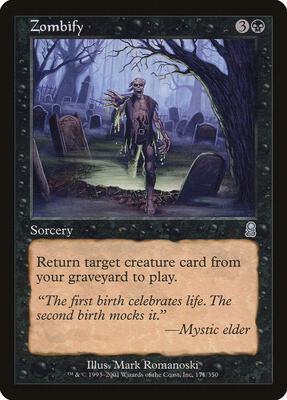 Zombify card from Odyssey