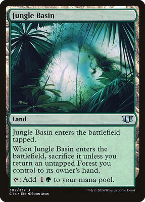 Jungle Basin card from Commander 2014
