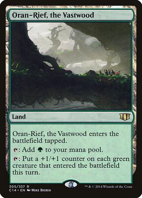 Oran-Rief, the Vastwood card from Commander 2014