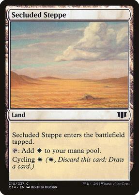 Secluded Steppe card from Commander 2014