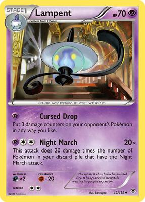Lampent card from XY - Phantom Forces