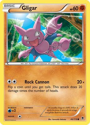 Gligar card from XY - Phantom Forces
