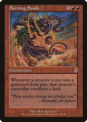 Burning Sands card from Odyssey