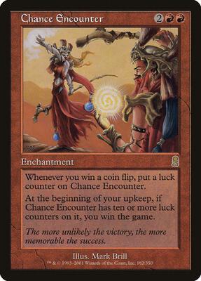 Chance Encounter card from Odyssey