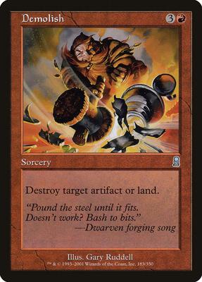 Demolish card from Odyssey