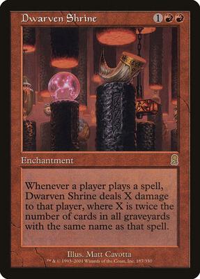 Dwarven Shrine card from Odyssey