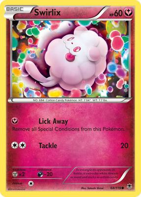 Swirlix card from XY - Phantom Forces