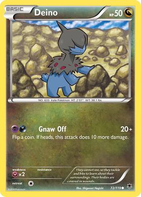 Deino card from XY - Phantom Forces