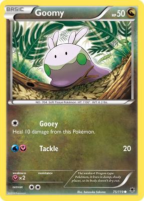 Goomy card from XY - Phantom Forces