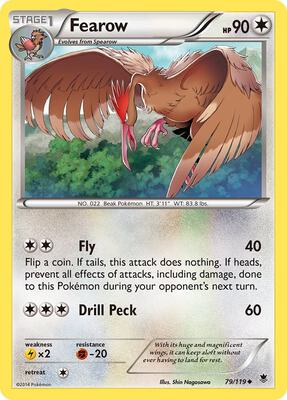 Fearow card from XY - Phantom Forces