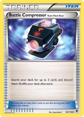 Battle Compressor card from XY - Phantom Forces