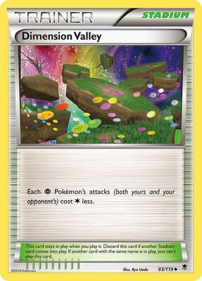 Dimension Valley card from XY - Phantom Forces