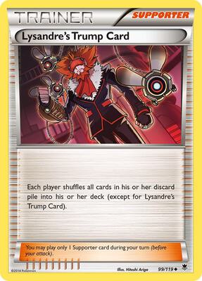 Lysandre's Trump Card card from XY - Phantom Forces