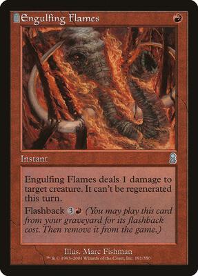 Engulfing Flames card from Odyssey