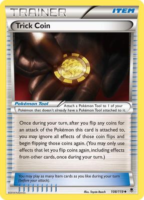 Trick Coin card from XY - Phantom Forces