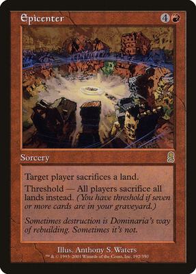Epicenter card from Odyssey