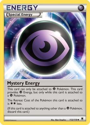 Mystery Energy card from XY - Phantom Forces