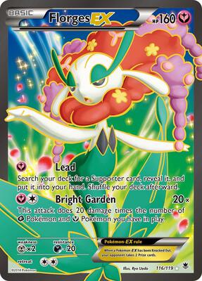 Florges EX (116 Full Art) card from XY - Phantom Forces