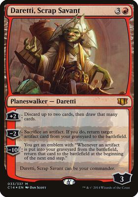 Daretti, Scrap Savant (Commander 2014) card from Oversize Cards