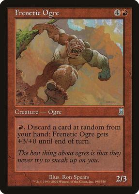 Frenetic Ogre card from Odyssey