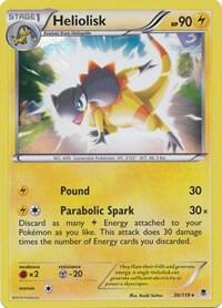 Heliolisk - 30/119 (XY Phantom Forces) card from Deck Exclusives
