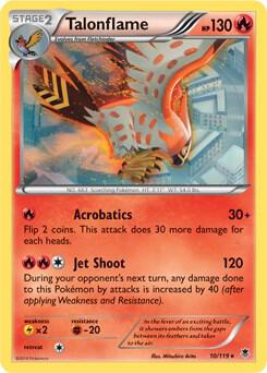 Talonflame - 10/119 (XY Phantom Forces) card from Deck Exclusives