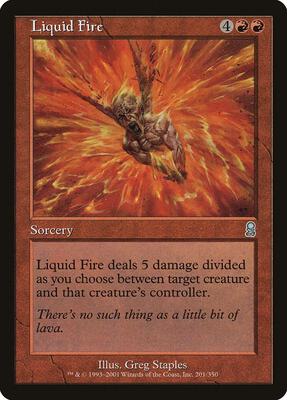 Liquid Fire card from Odyssey