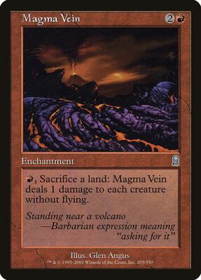 Magma Vein card from Odyssey
