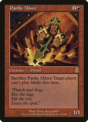 Pardic Miner card from Odyssey