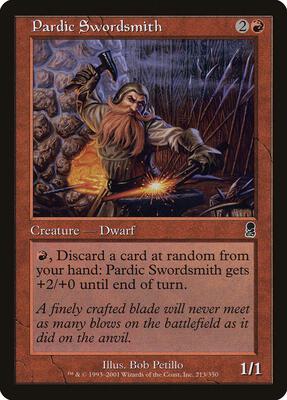 Pardic Swordsmith card from Odyssey