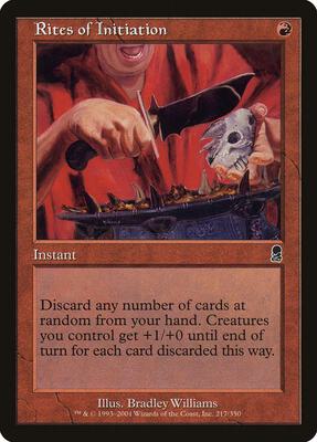Rites of Initiation card from Odyssey