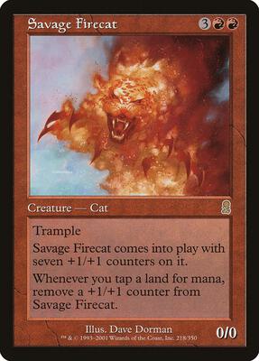 Savage Firecat card from Odyssey