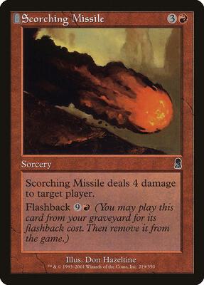 Scorching Missile card from Odyssey