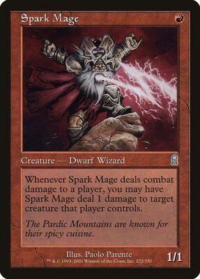 Spark Mage card from Odyssey