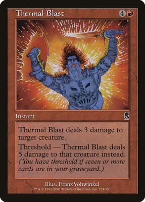 Thermal Blast card from Odyssey