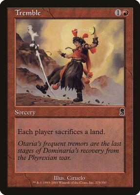 Tremble card from Odyssey