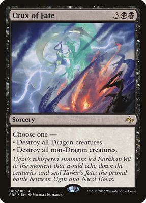 Crux of Fate card from Fate Reforged
