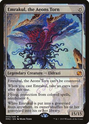 Emrakul, the Aeons Torn card from Modern Masters 2015