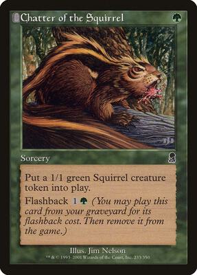 Chatter of the Squirrel card from Odyssey