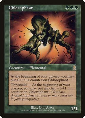 Chlorophant card from Odyssey