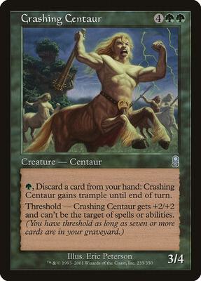 Crashing Centaur card from Odyssey