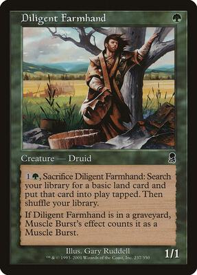 Diligent Farmhand card from Odyssey