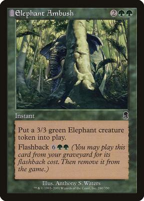 Elephant Ambush card from Odyssey