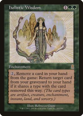 Holistic Wisdom card from Odyssey