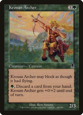Krosan Archer card from Odyssey